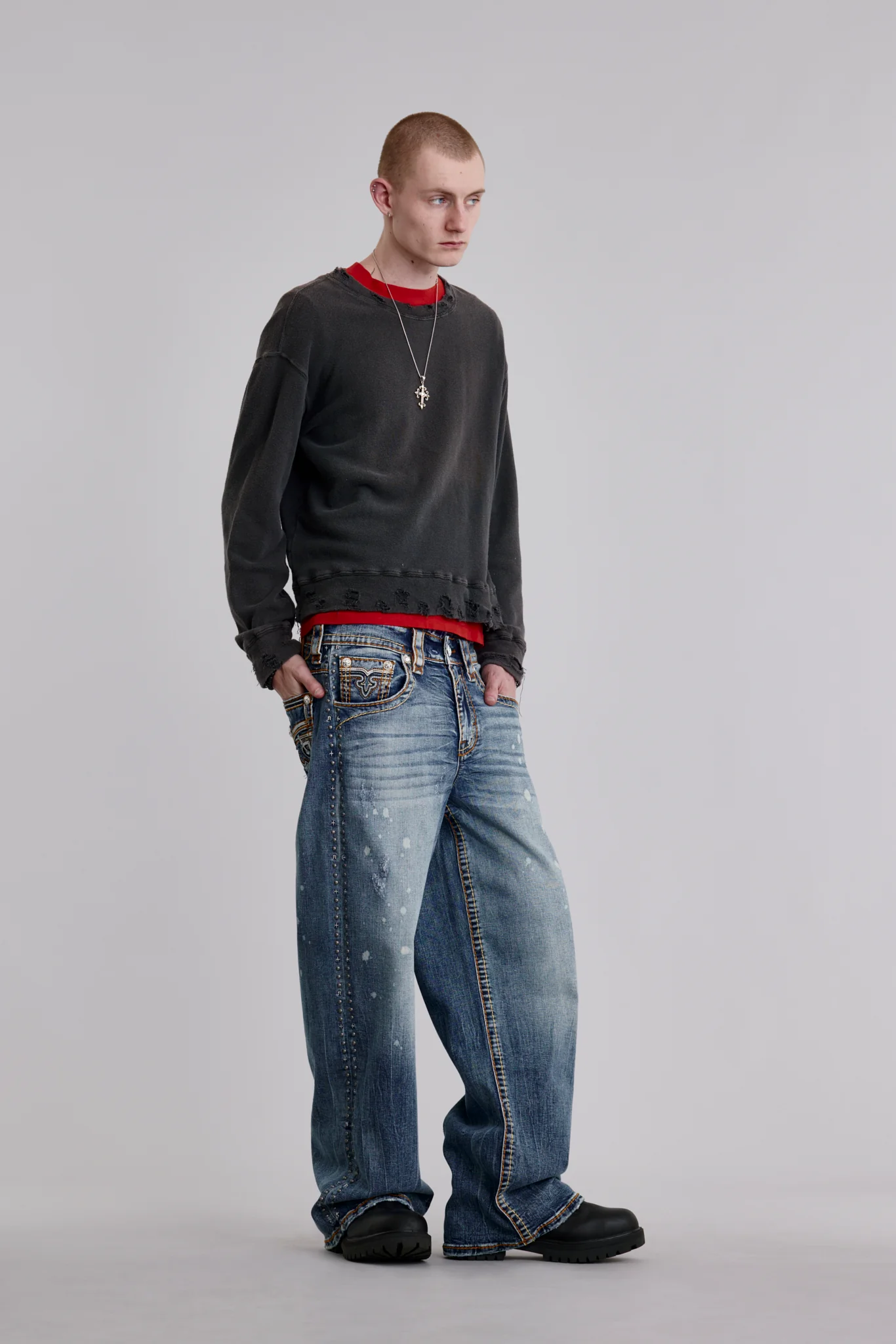 Adan Baggy 3 Jeans in Medium Wash - Image 4