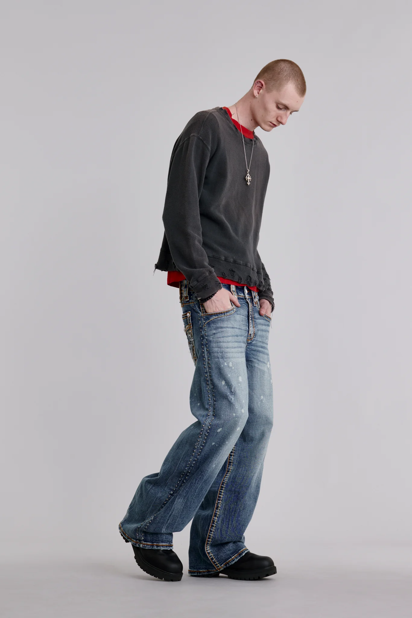 Adan Baggy 3 Jeans in Medium Wash - Image 5