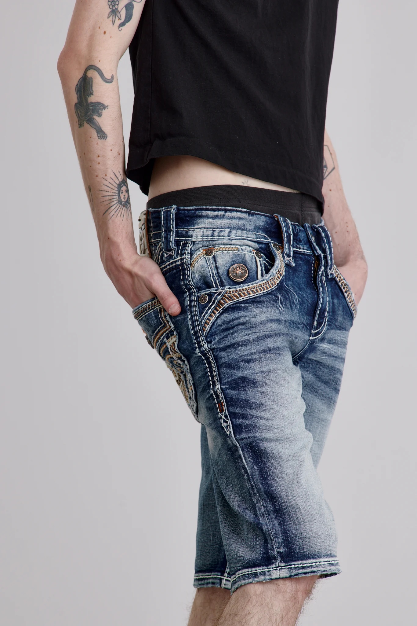 Alpine Denim Shorts - Image 5
