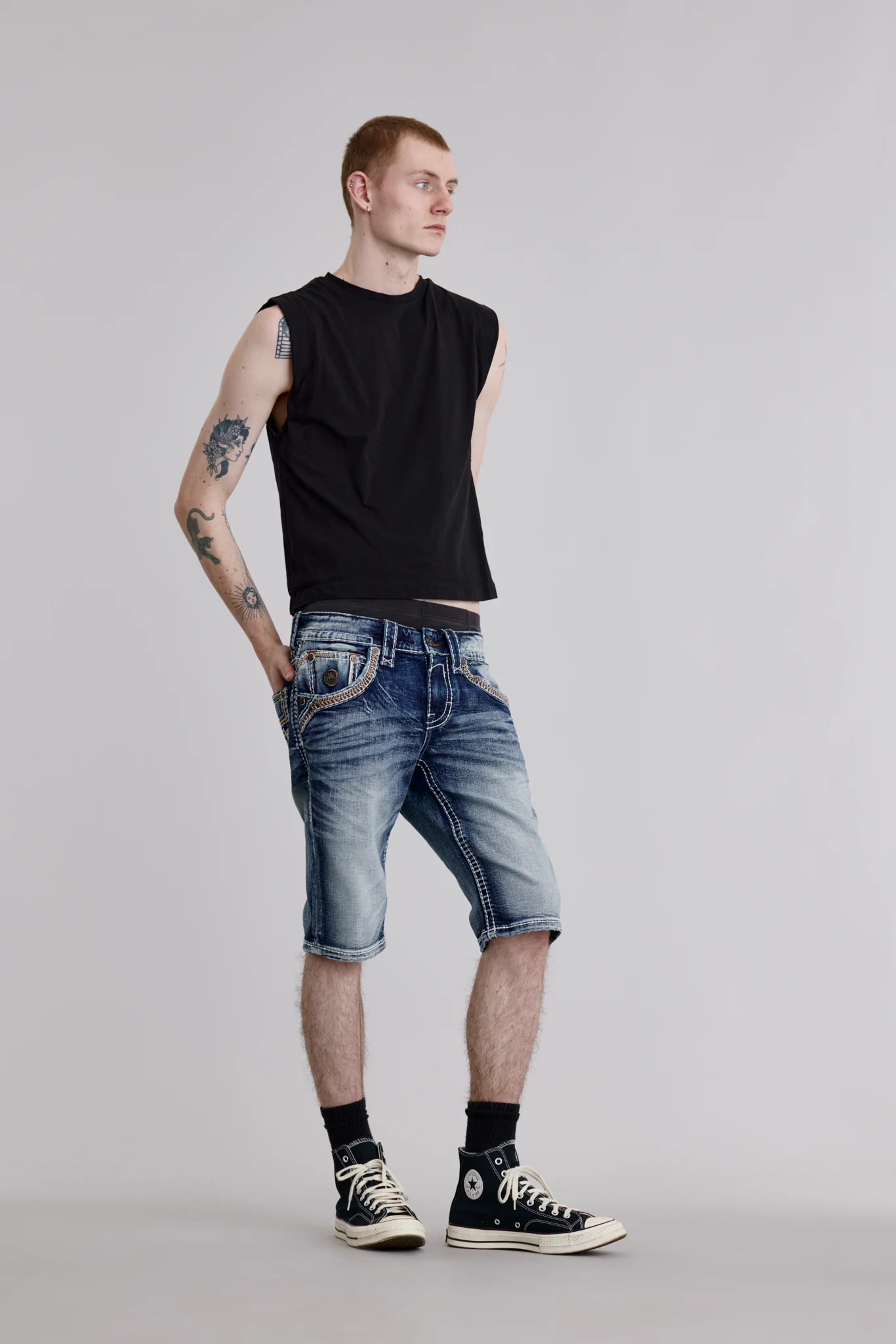 Alpine Denim Shorts - Image 6