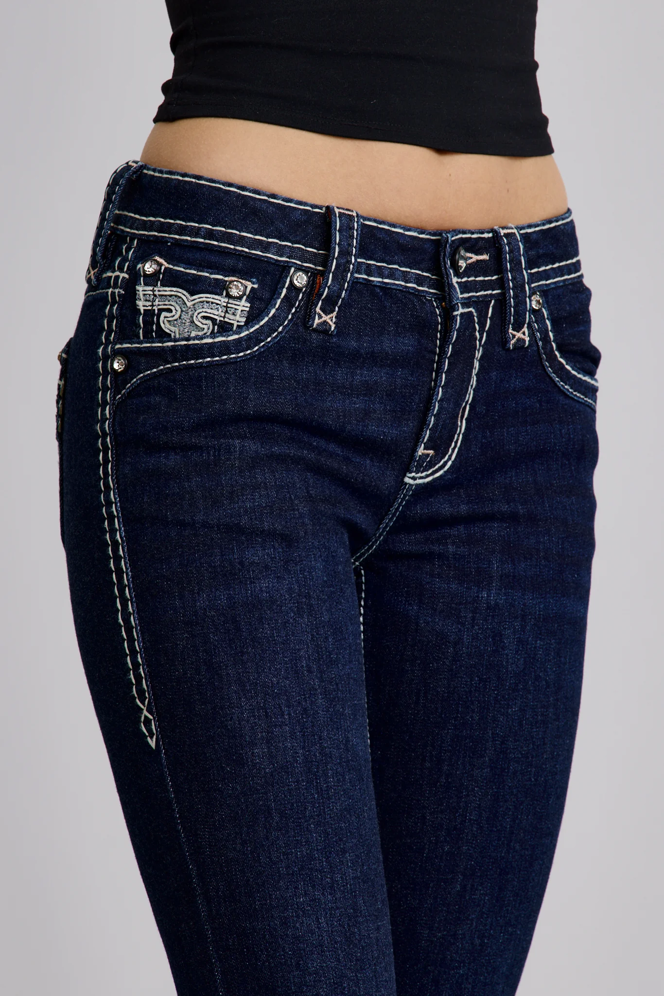 Aqua Bootcut Jeans - Image 4