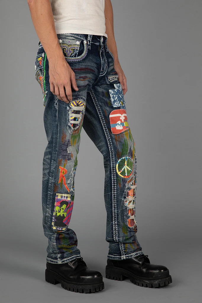 Armie Straight Jeans Medium Blue - Image 5