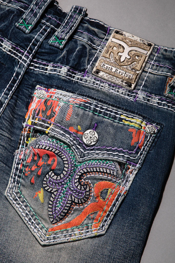 Armie Straight Jeans in Medium Wash - Image 10