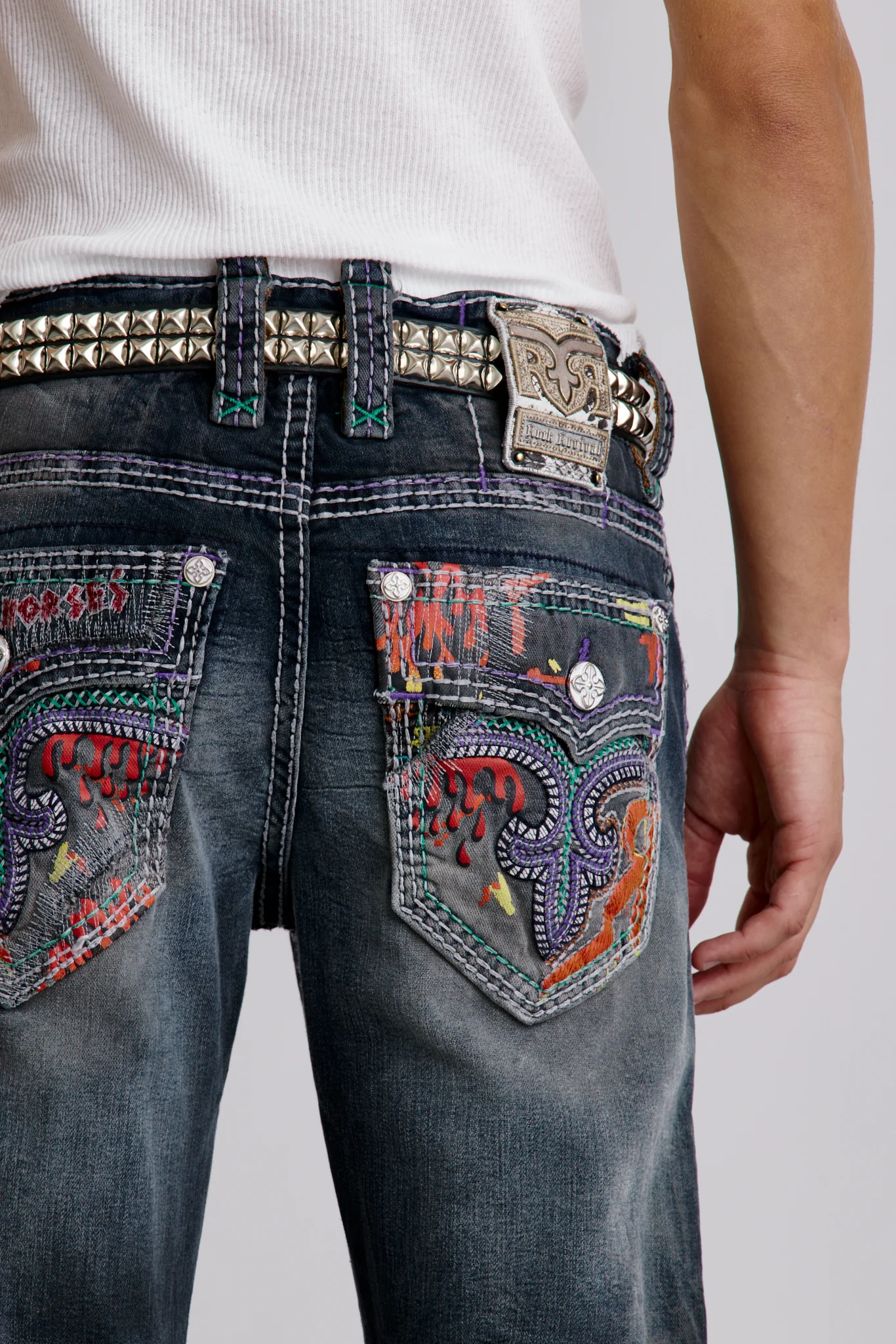Armie Straight Jeans in Medium Wash - Image 12