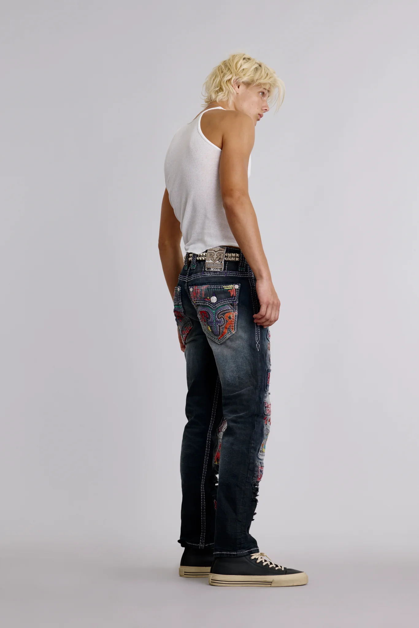 Armie Straight Jeans in Medium Wash - Image 2