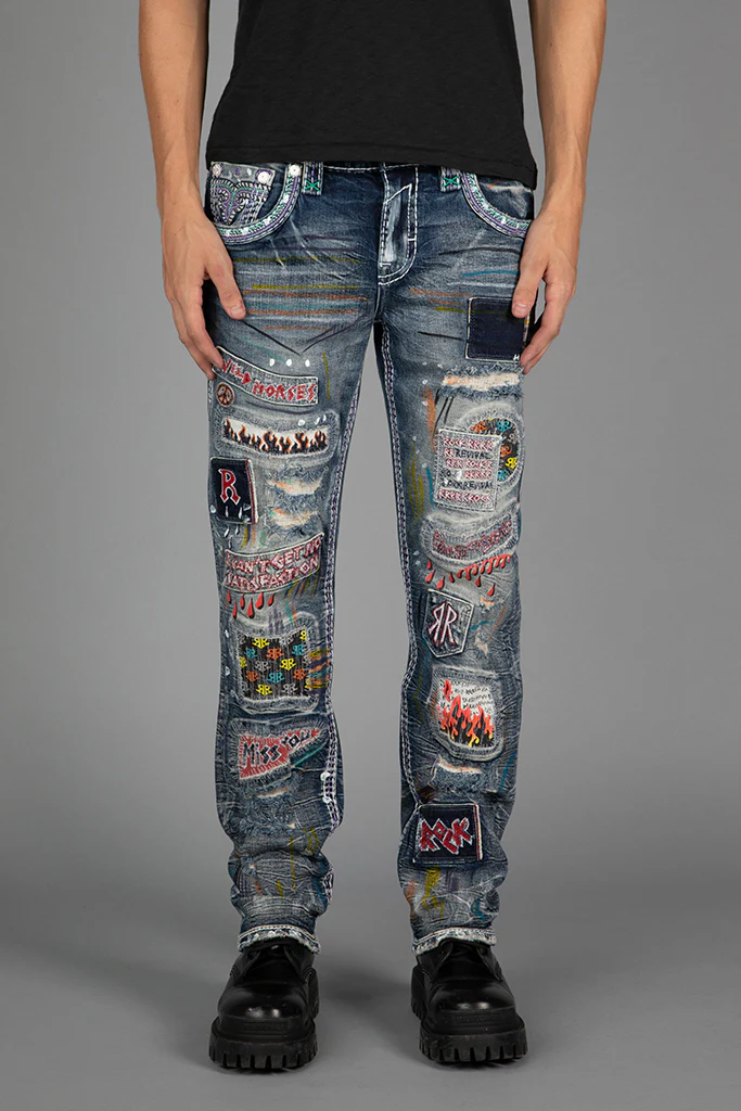 Armie Straight Jeans in Medium Wash - Image 4