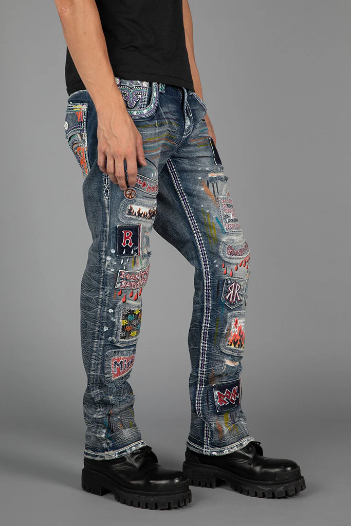 Armie Straight Jeans in Medium Wash - Image 6
