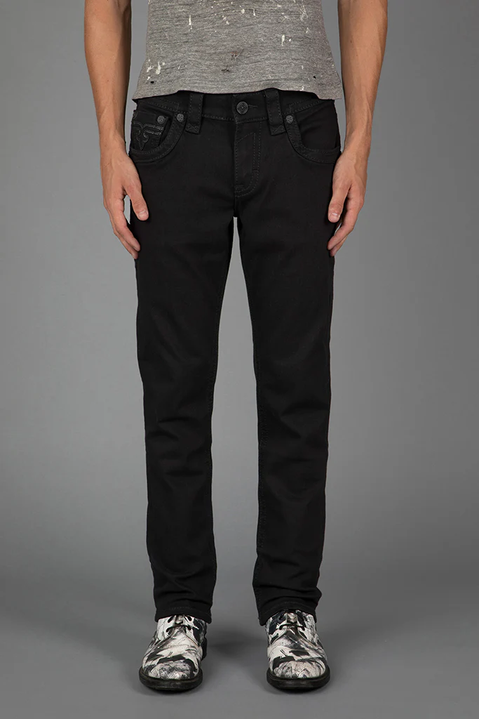 Arther Alt Straight Jeans in Black - Image 5