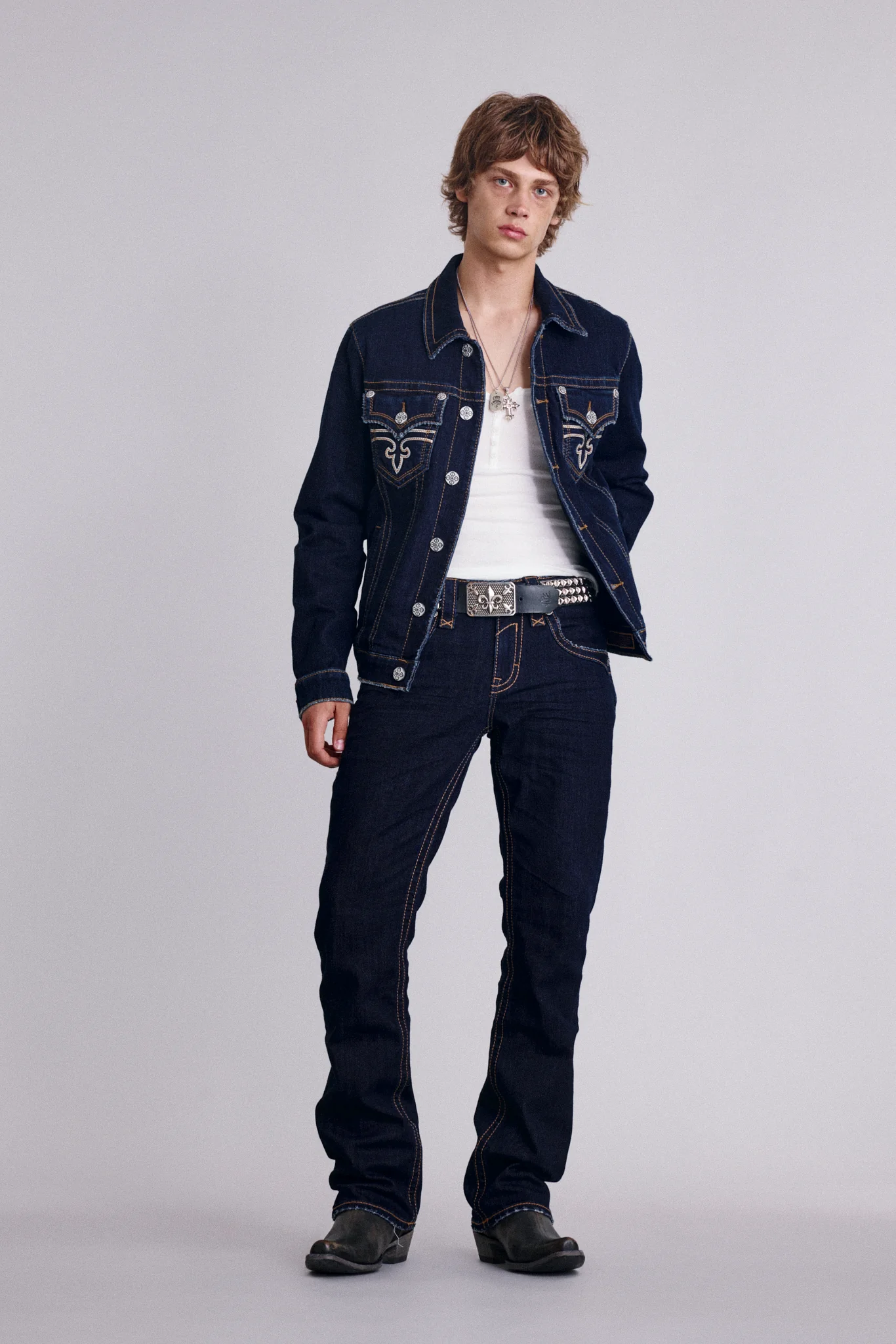 Arther Bootcut Jeans in Rinse I - Image 3
