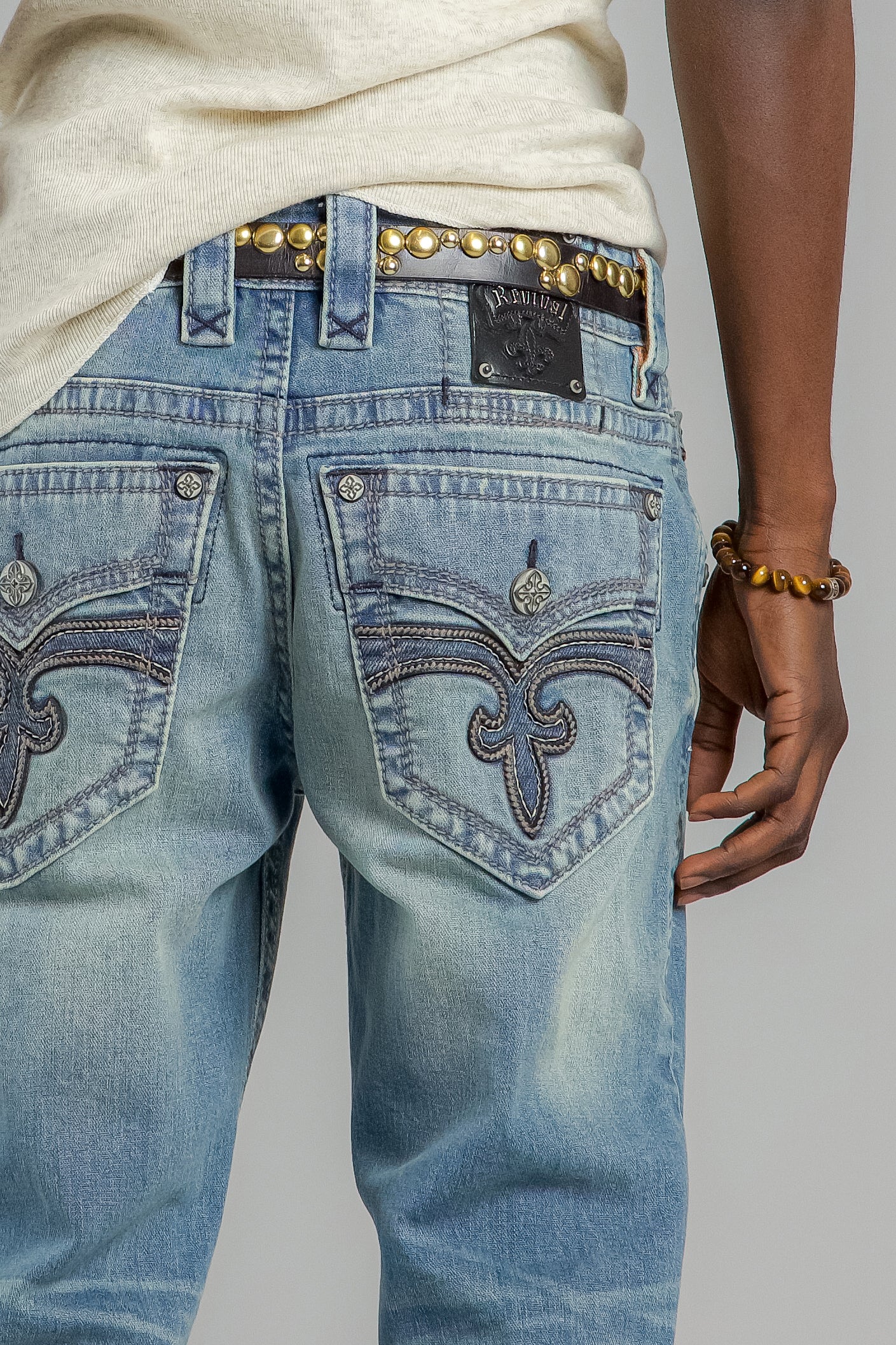 Arther Bootcut Jeans in Light Blue
