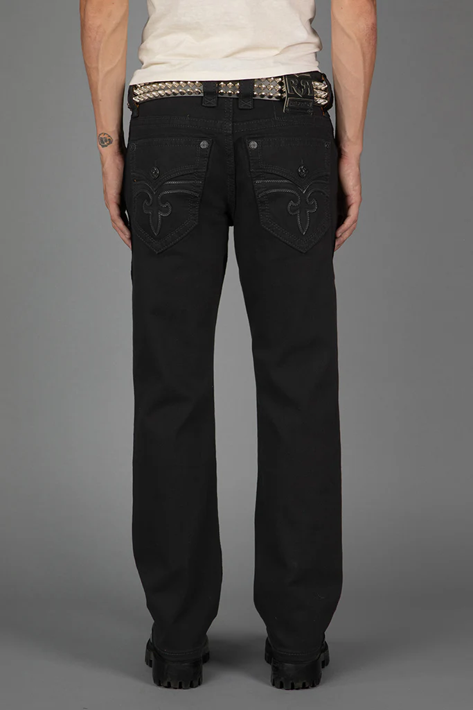 Arther Bootcut in Black/Black - Image 4