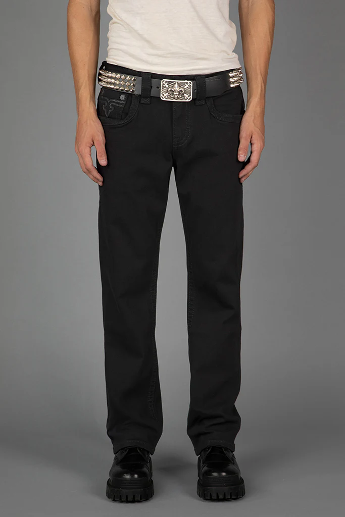 Arther Bootcut in Black/Black - Image 6