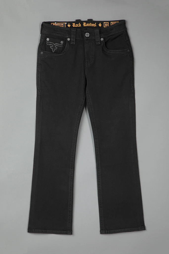 Arther Bootcut in Black/Black - Image 8