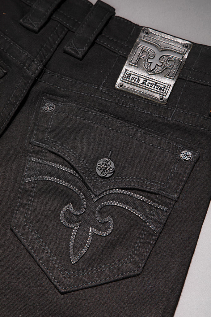 Arther Bootcut in Black/Black - Image 9