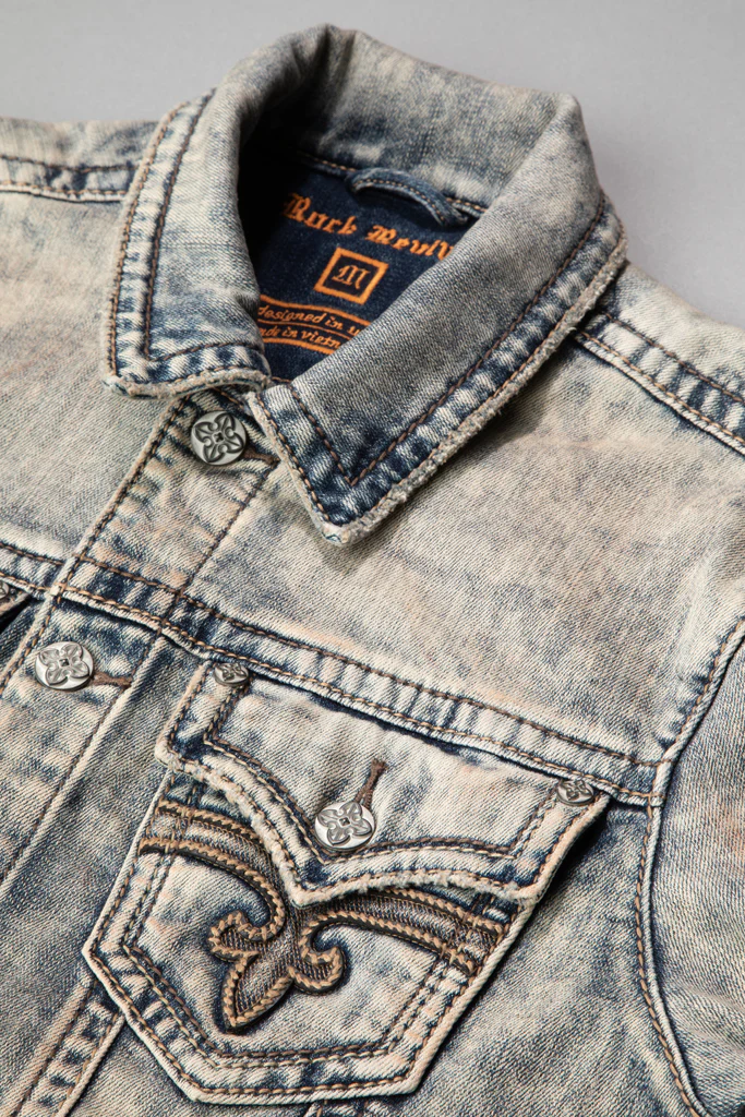 Arther Denim Jacket in Storm - Image 11