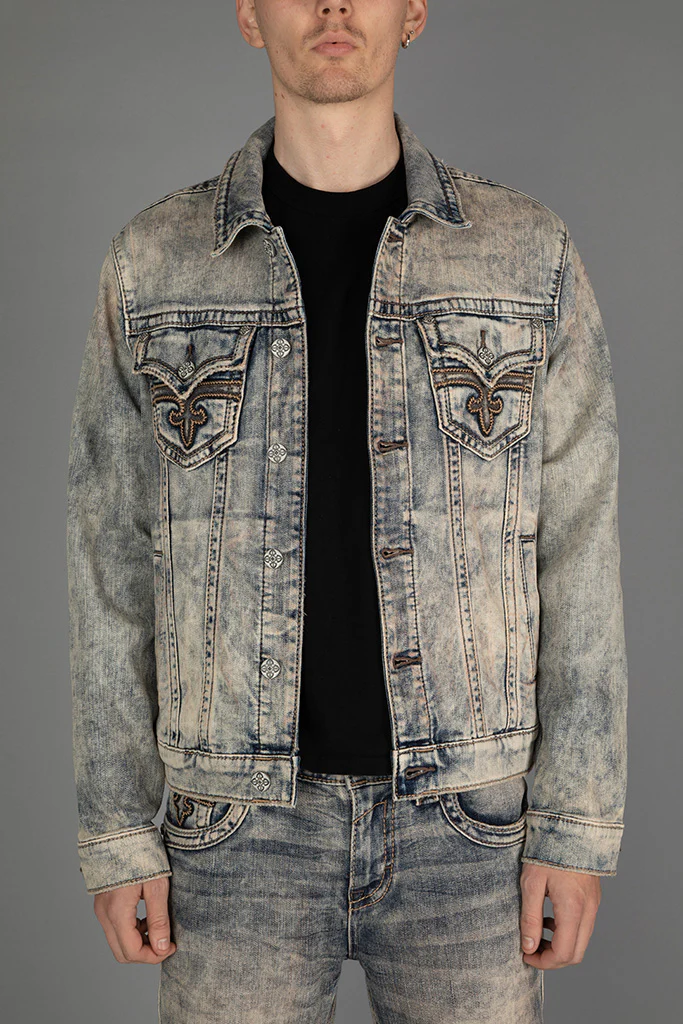 Arther Denim Jacket in Storm - Image 5