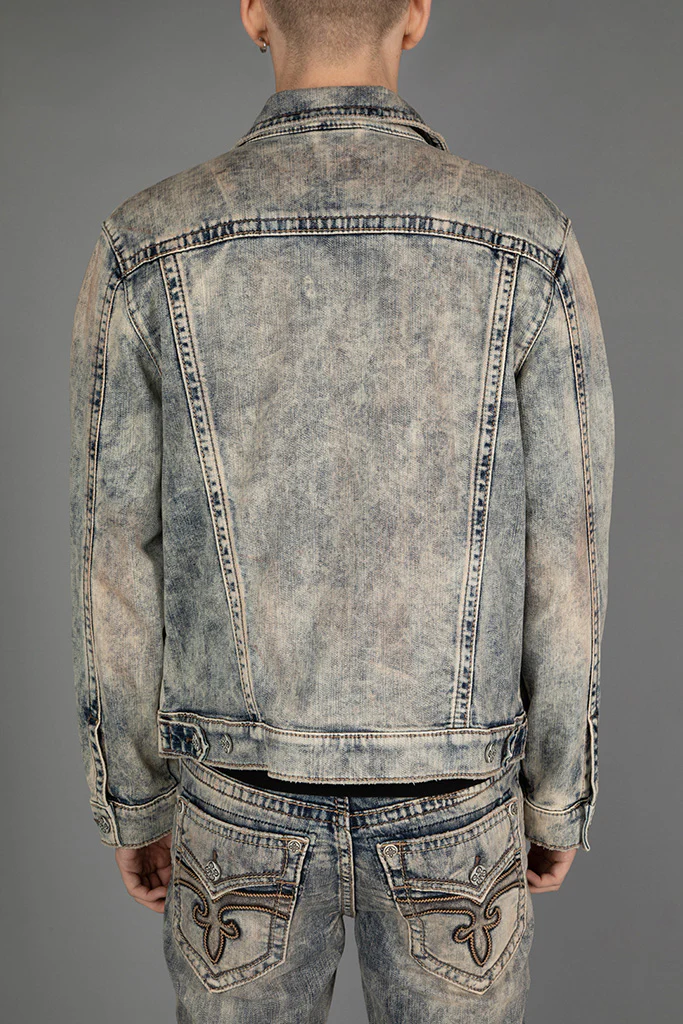 Arther Denim Jacket in Storm - Image 6