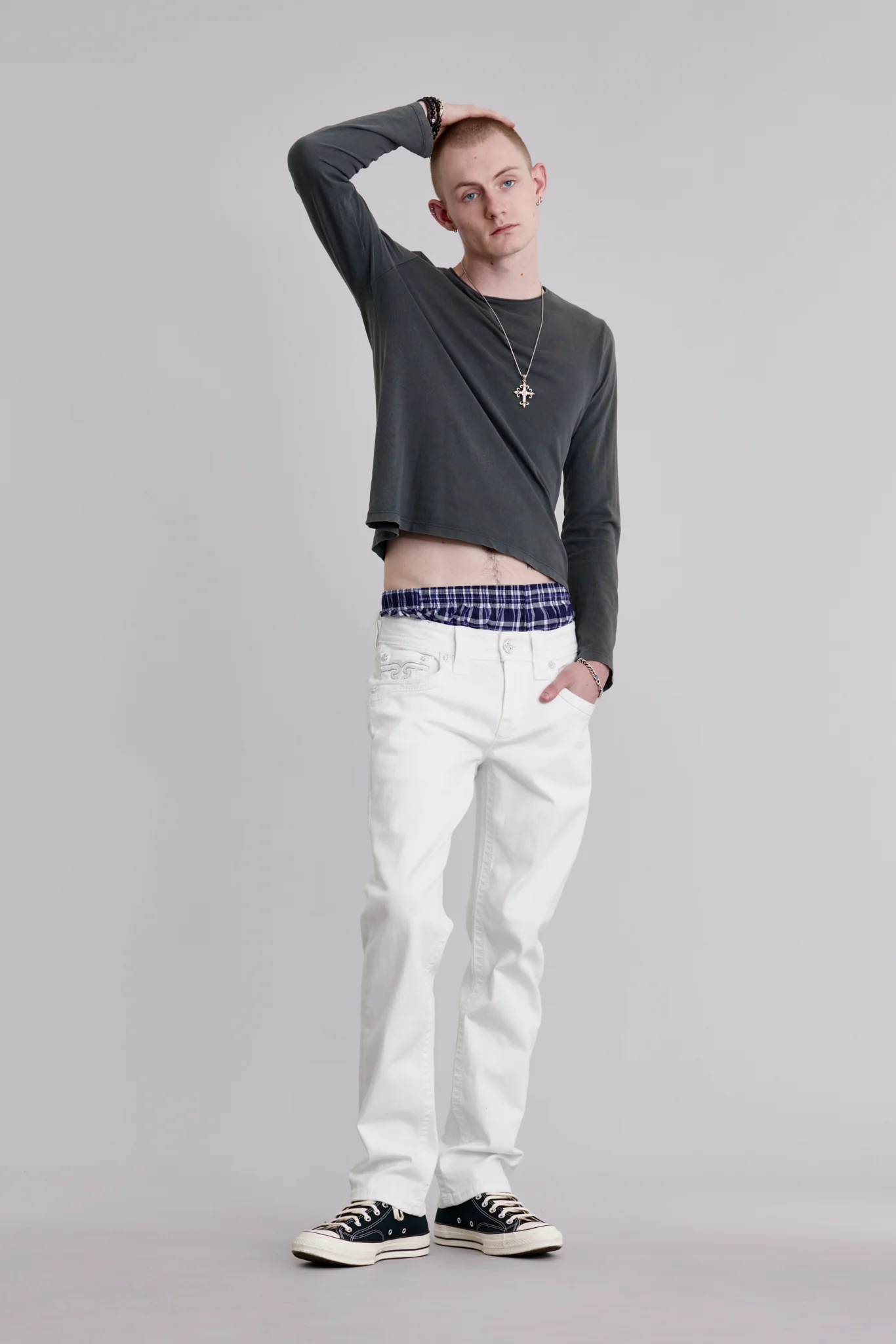 Arther Straight Jeans in White - Image 5