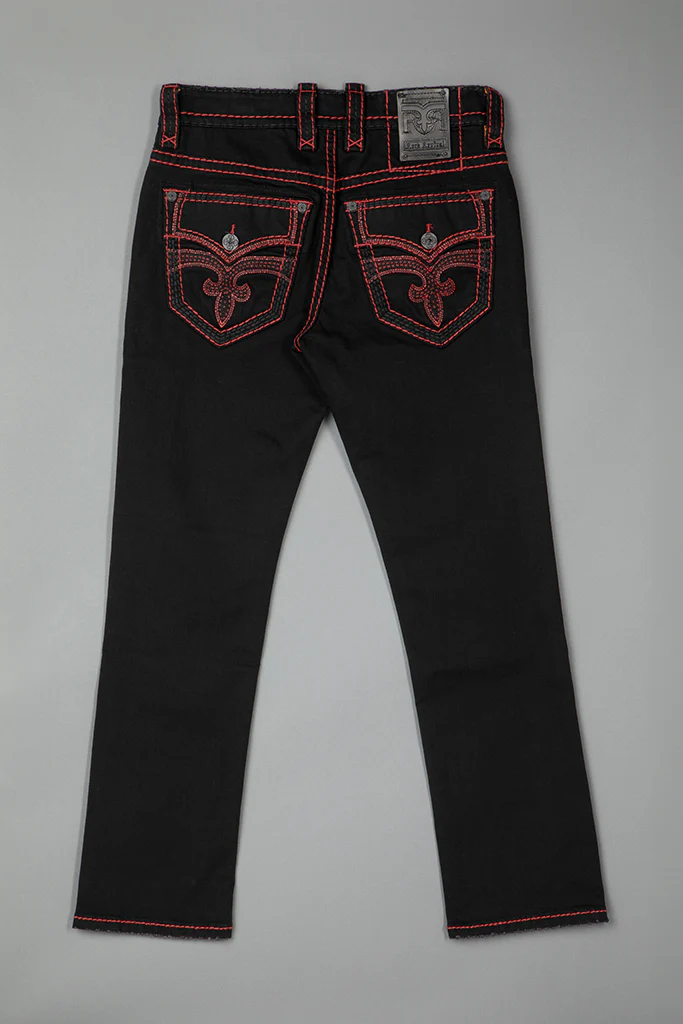 Arther Straight in Black on Red - Image 6