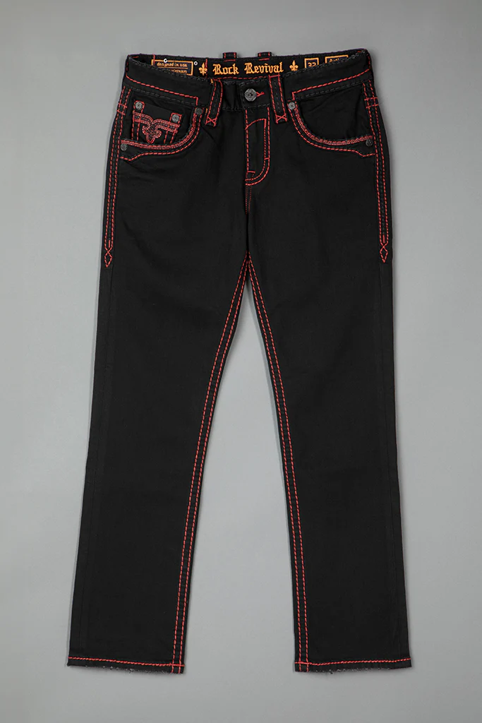 Arther Straight in Black on Red - Image 7