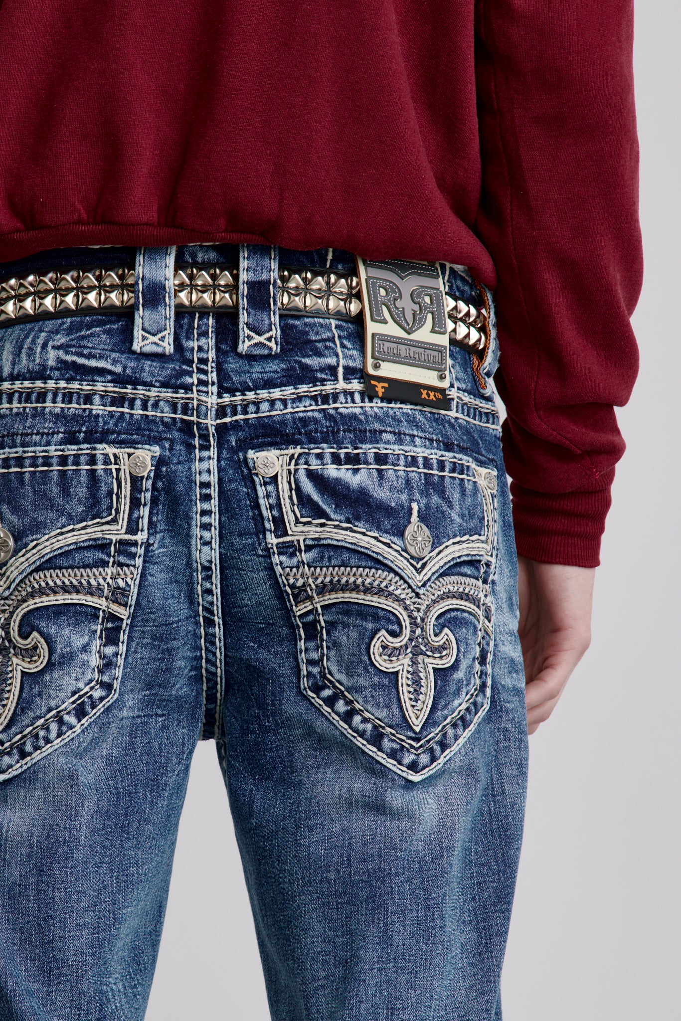 Arther Straight Jeans in Medium Blue - Image 2