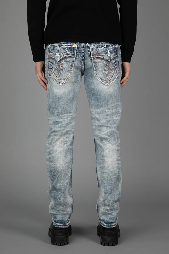 Baxter Straight Jeans in Light Blue