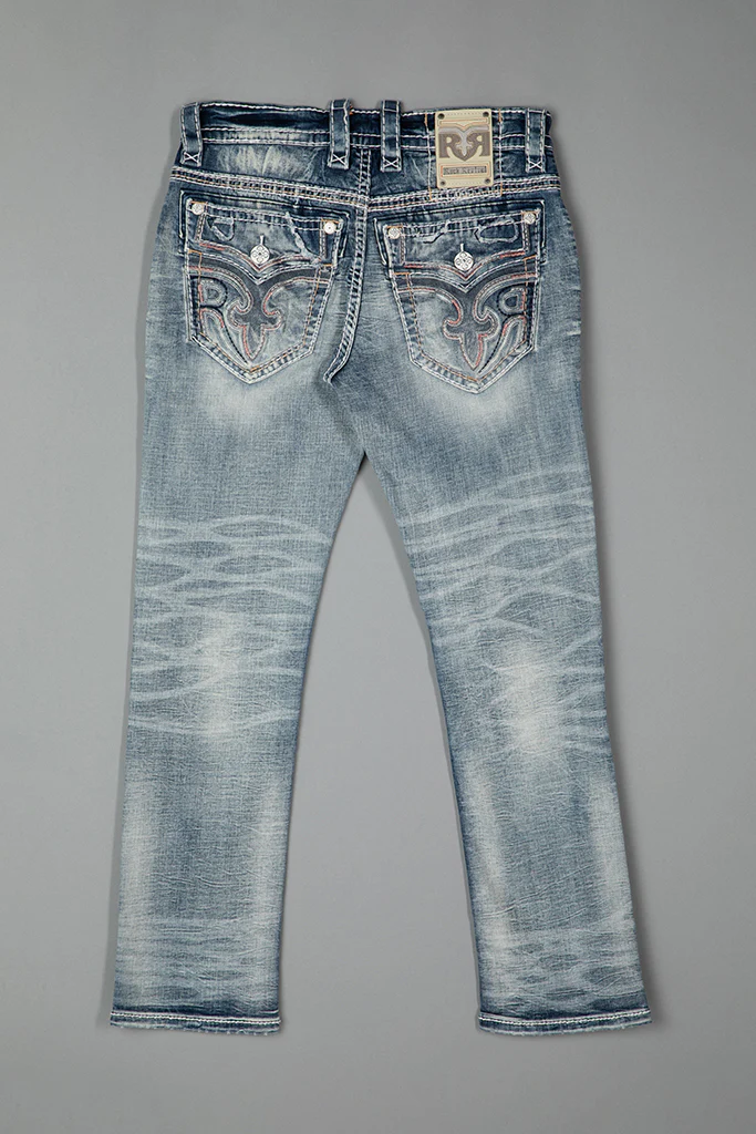 Baxter Straight Jeans in Light Blue - Image 4