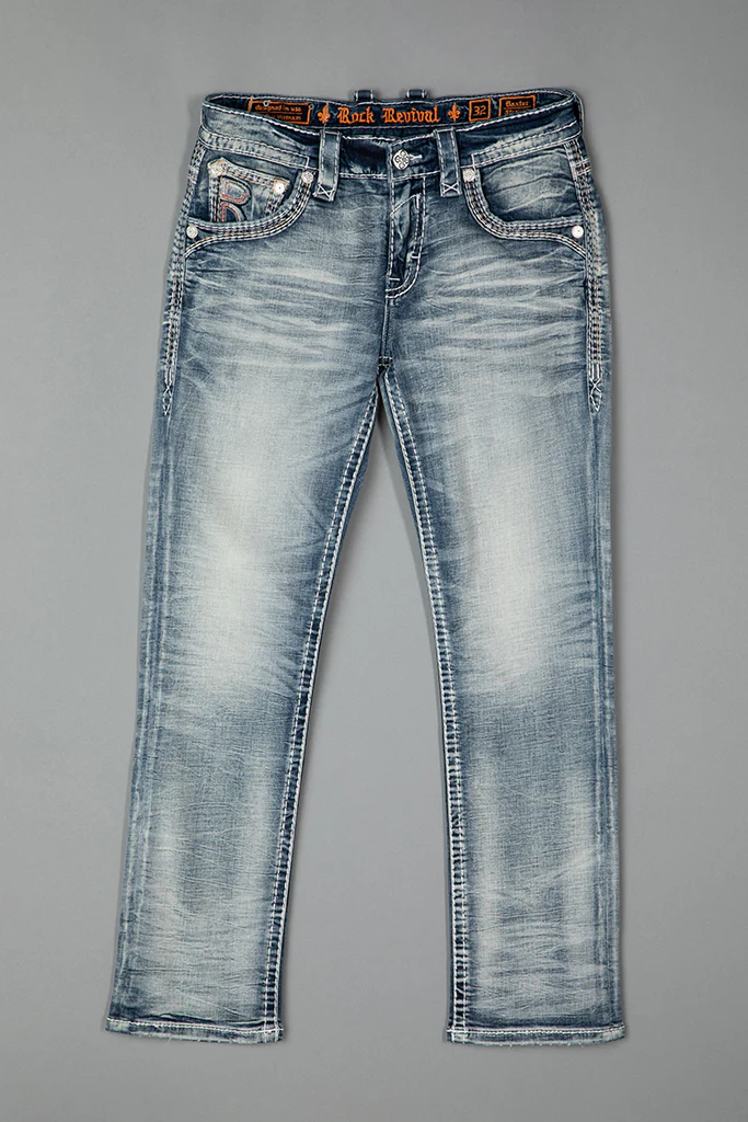 Baxter Straight Jeans in Light Blue - Image 5