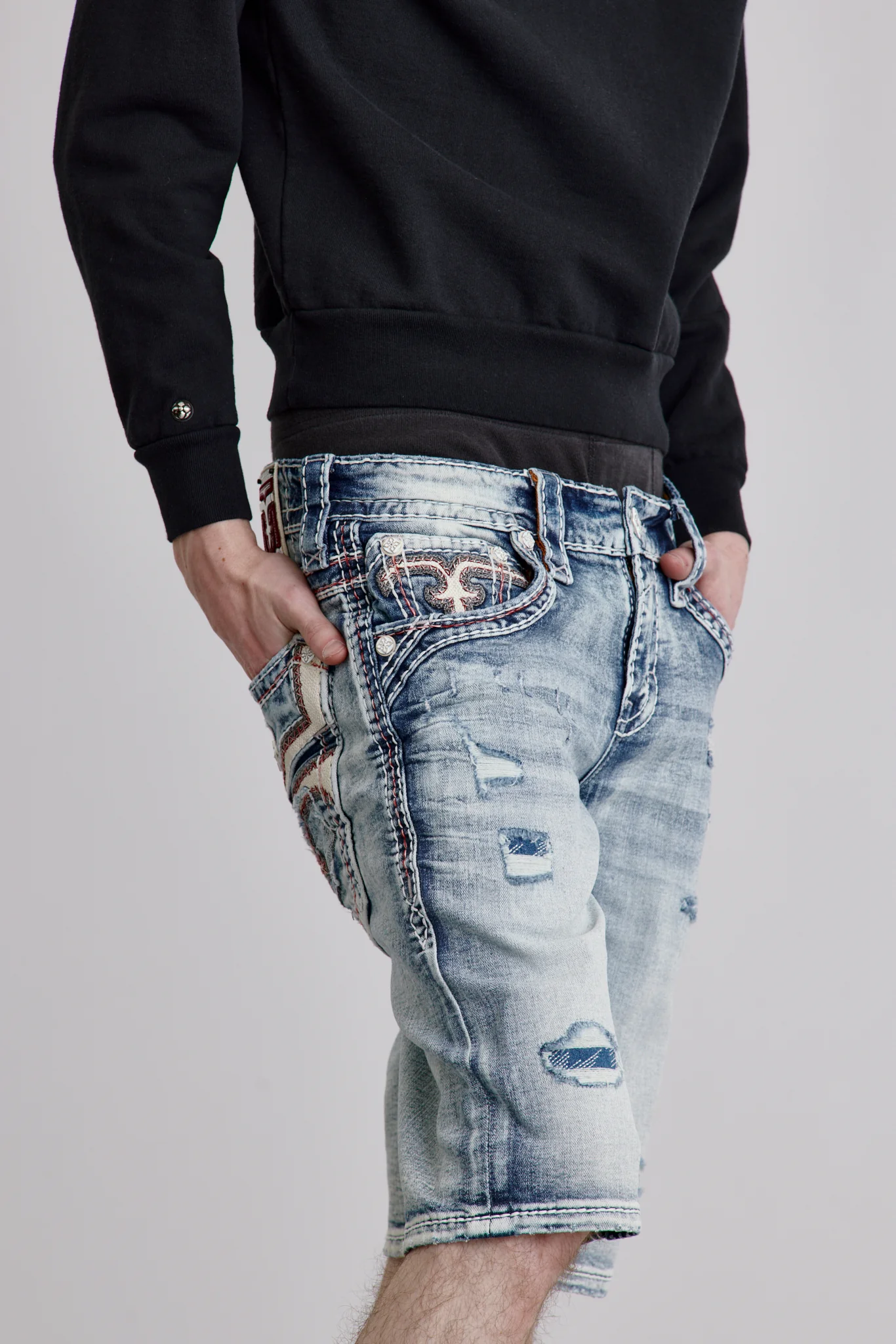 Bradley Denim Shorts - Image 4