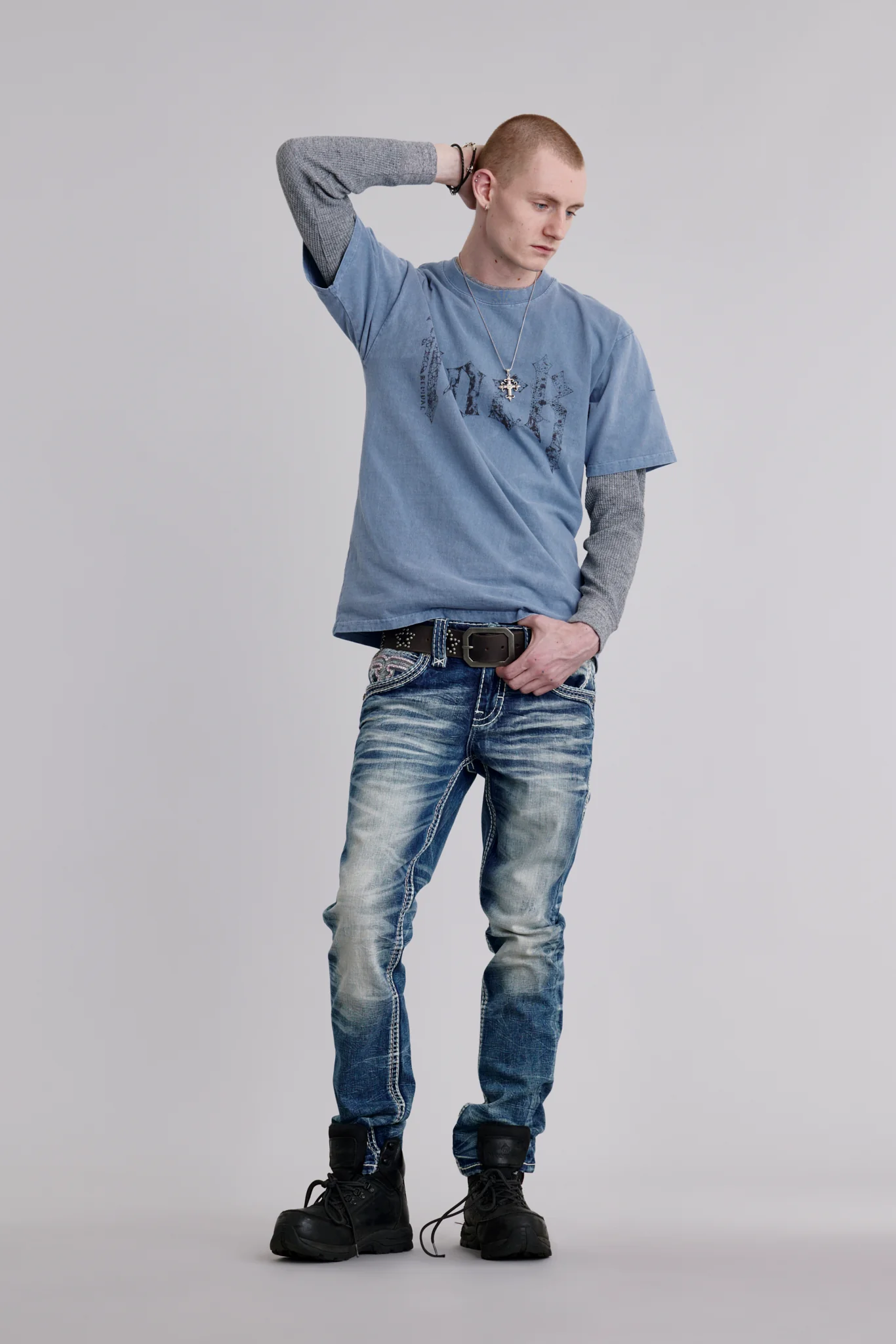 Brayen Straight Jeans in Medium Wash
