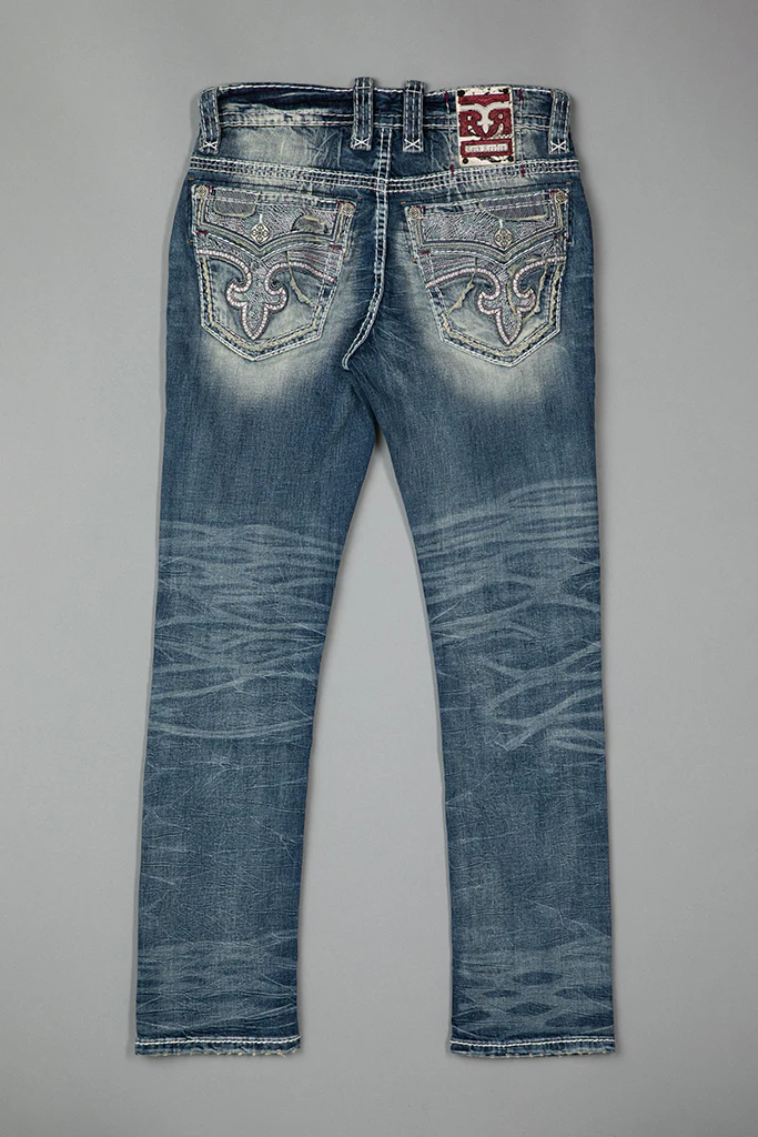 Brayen Straight Jeans in Medium Wash - Image 6