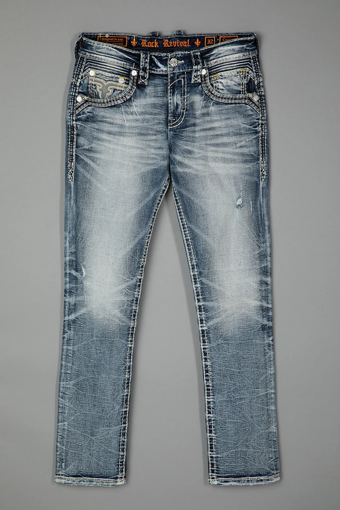 Cassian Alt Straight Jeans in Light Blue - Image 8