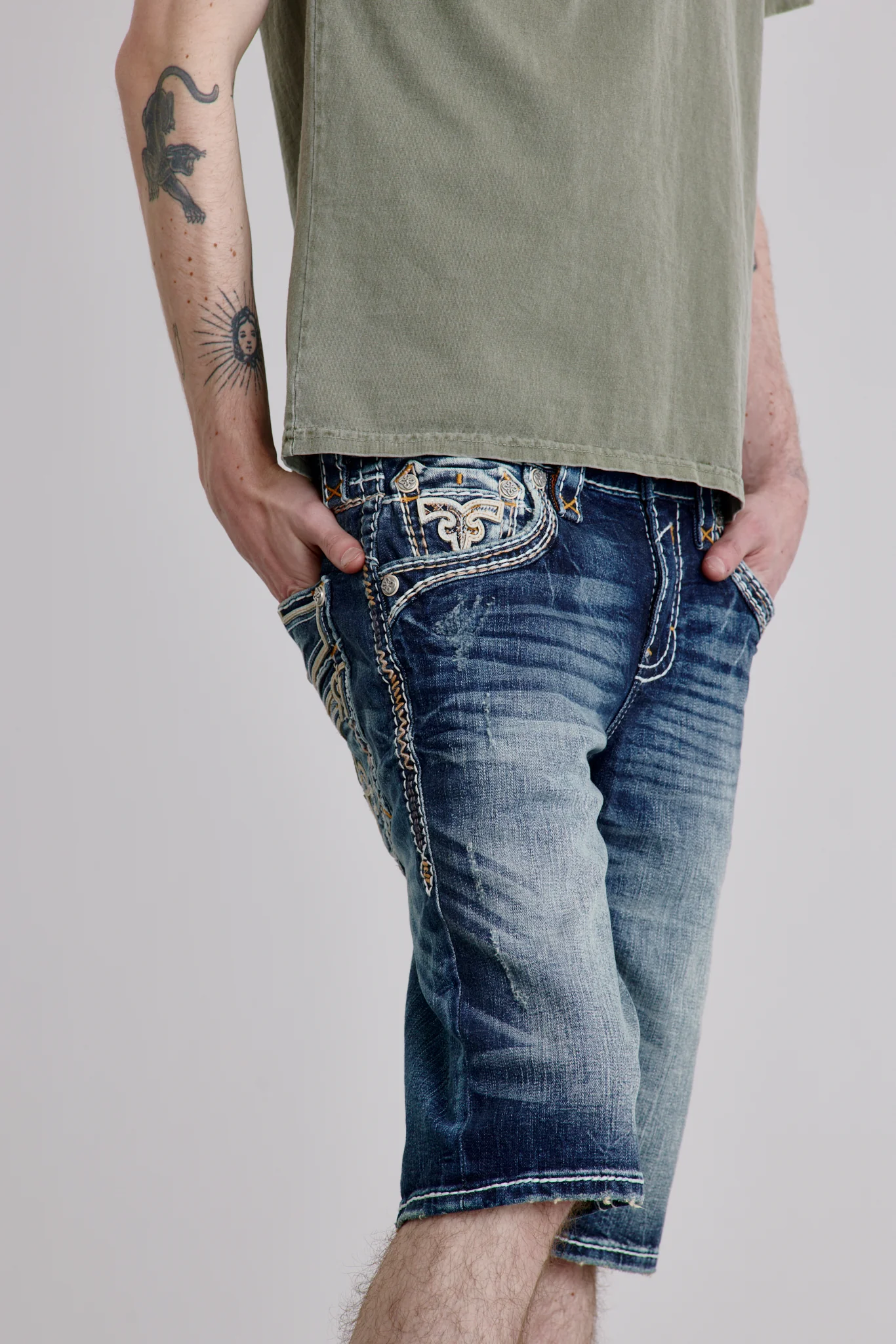Coby Denim Shorts - Image 4