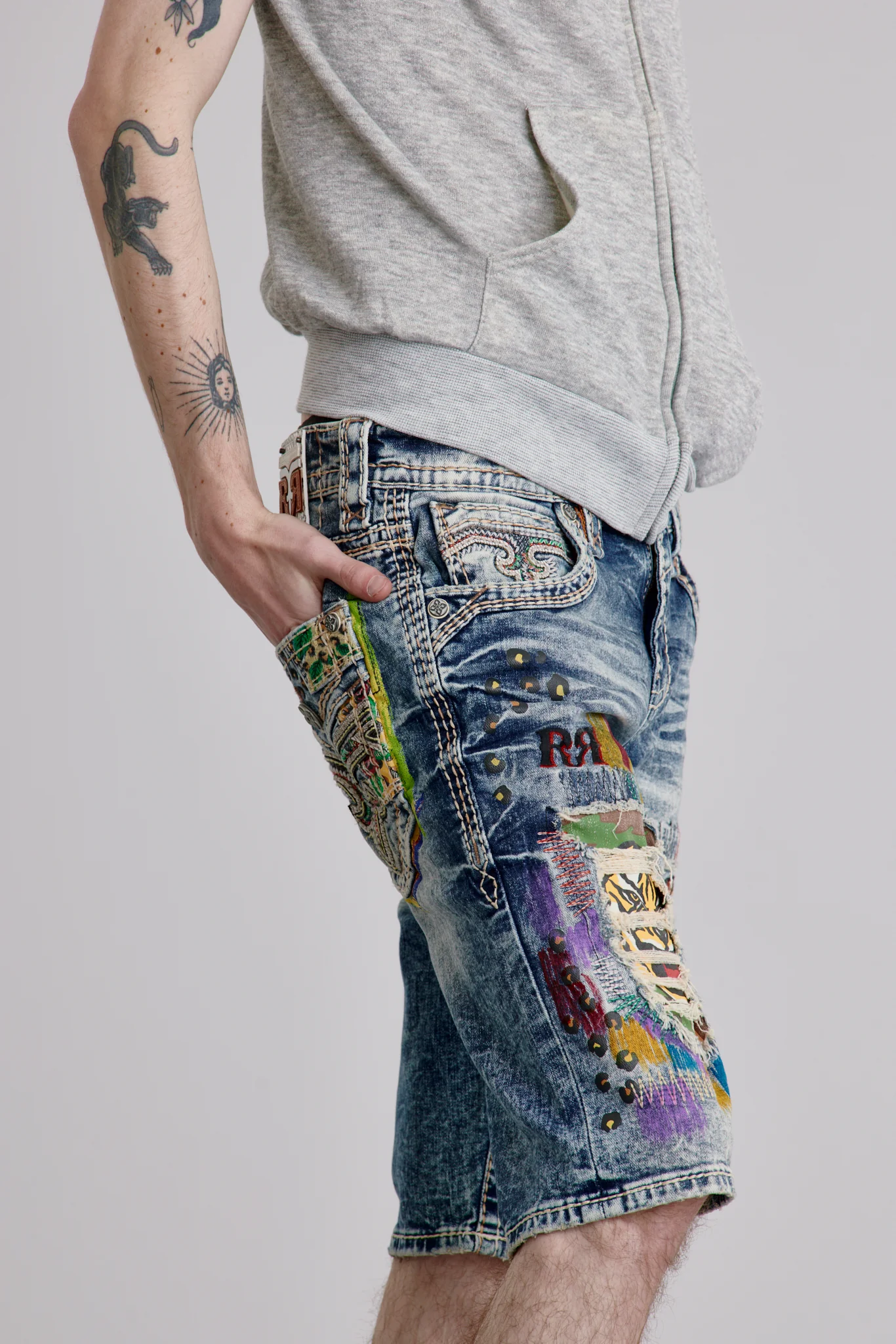 Deen Denim Shorts Medium Blue - Image 4
