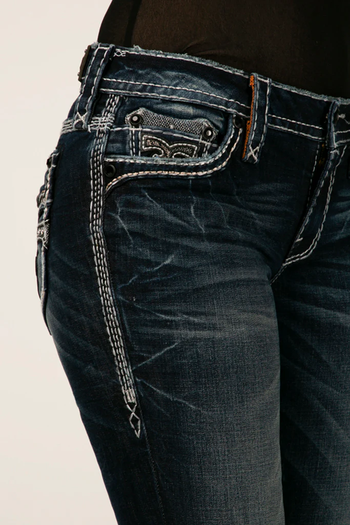 Dubarry Bootcut Jeans in Dark Blue - Image 5