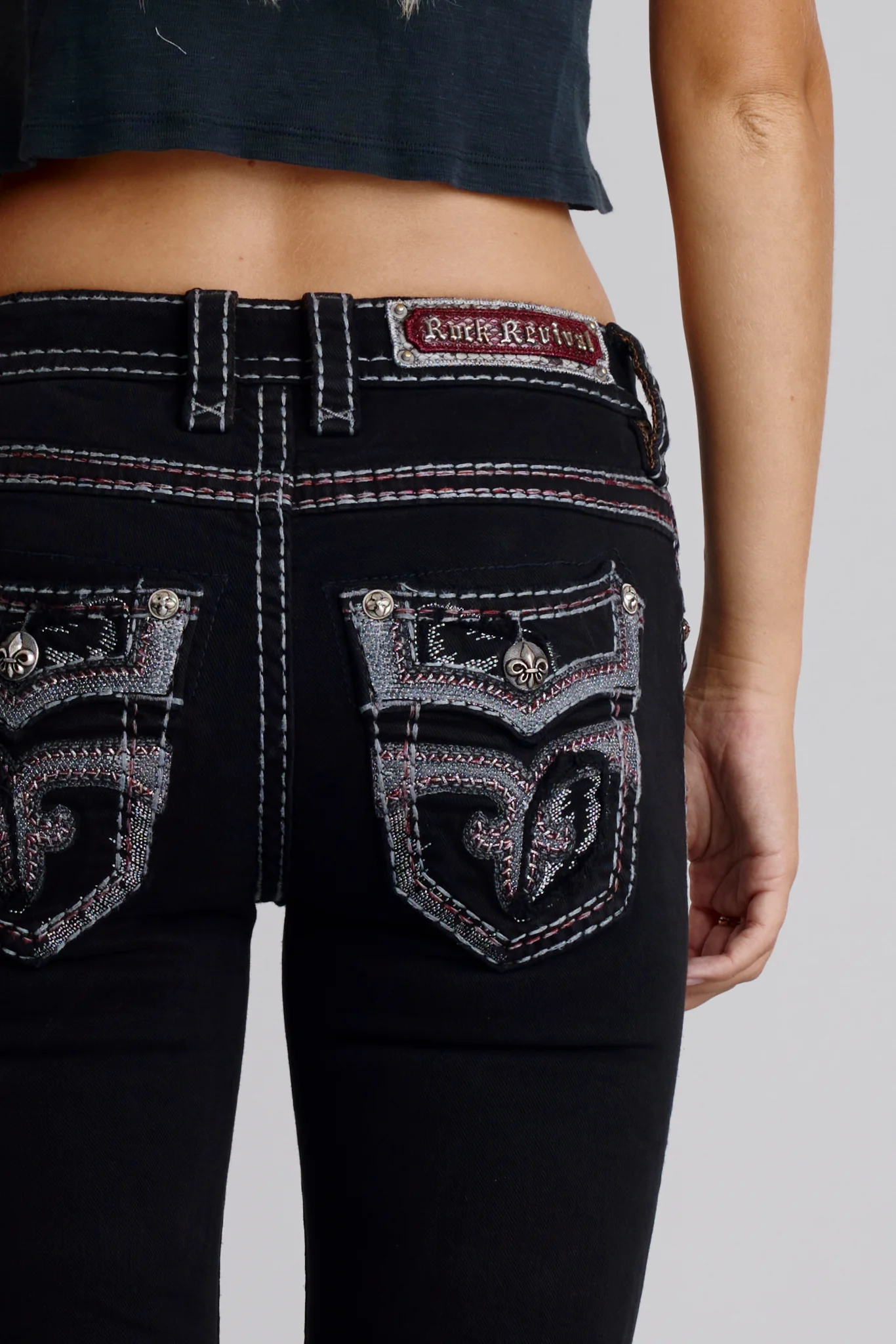 Elias Bootcut Jeans in Black - Image 3