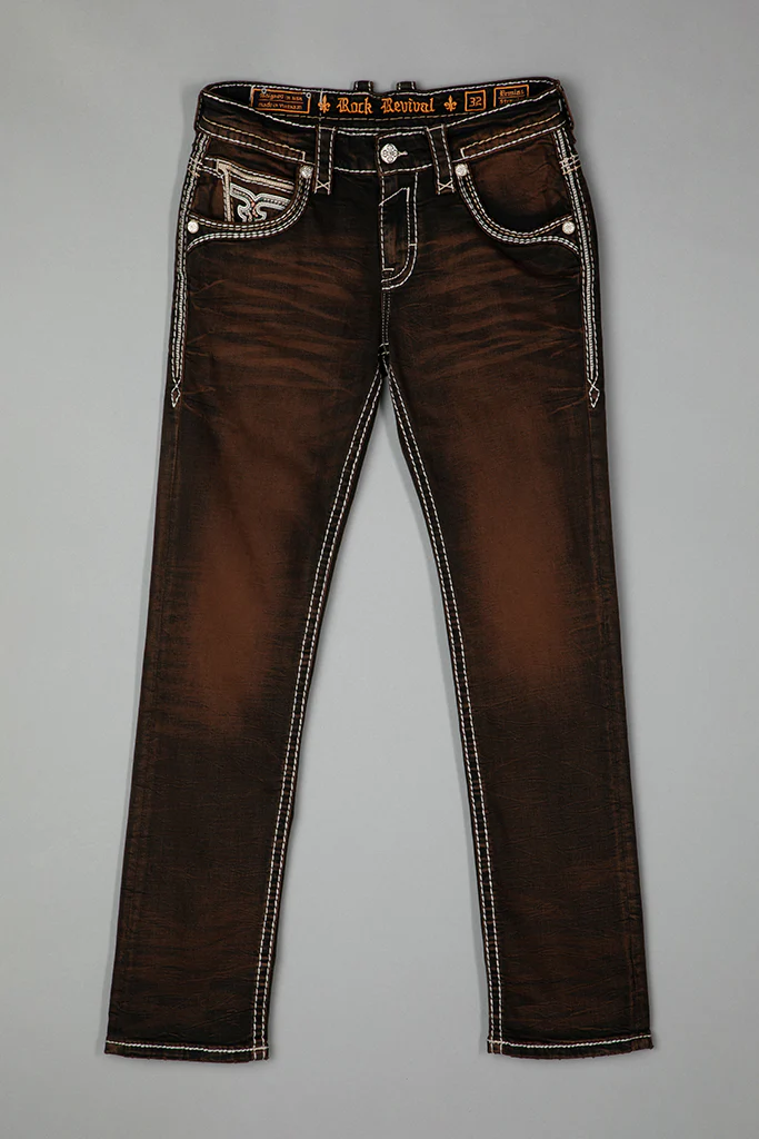 Ermias Straight Jeans in Dark Brown - Image 5