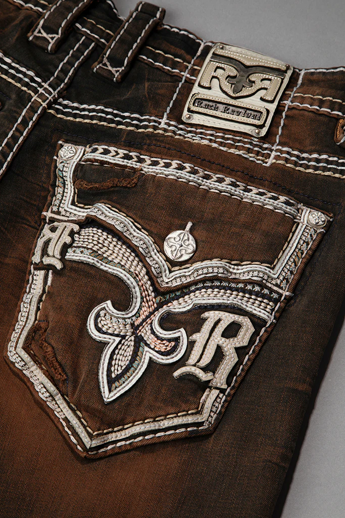 Ermias Straight Jeans in Dark Brown - Image 6