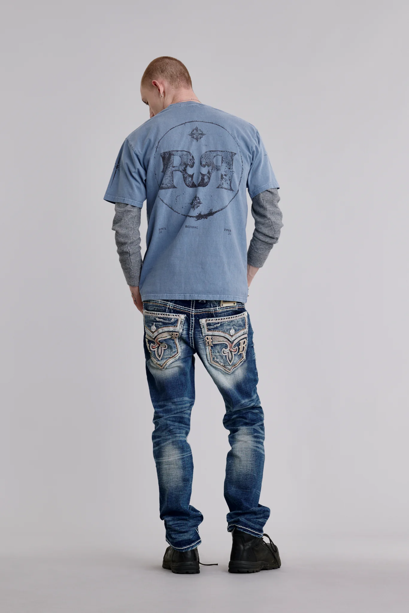 Ermias Straight Jeans in Blue - Image 3