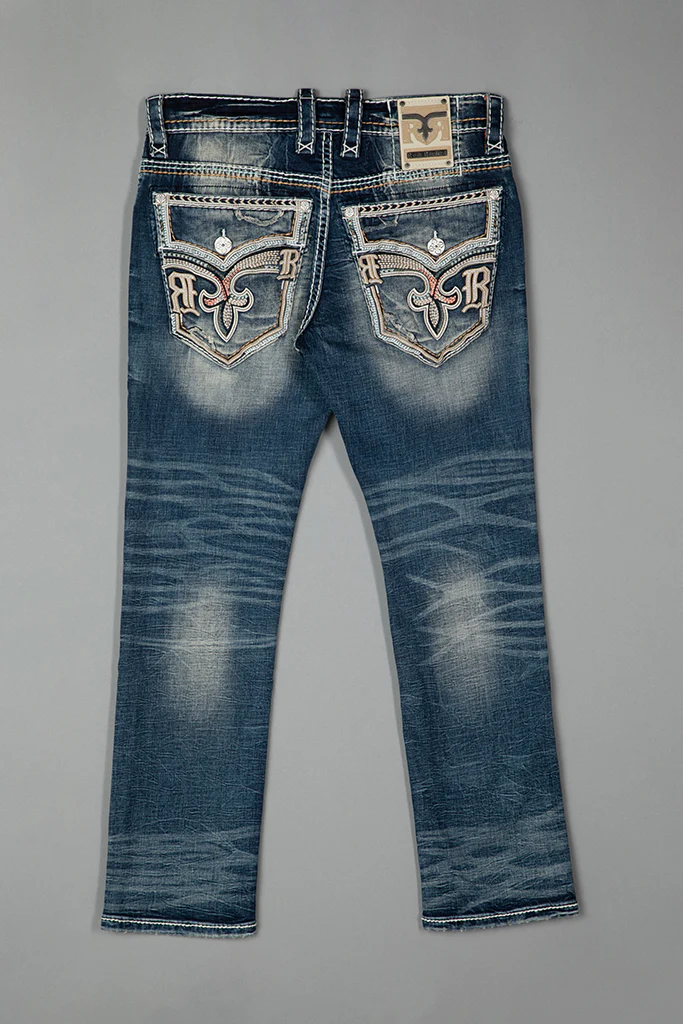 Ermias Straight Jeans in Blue - Image 6