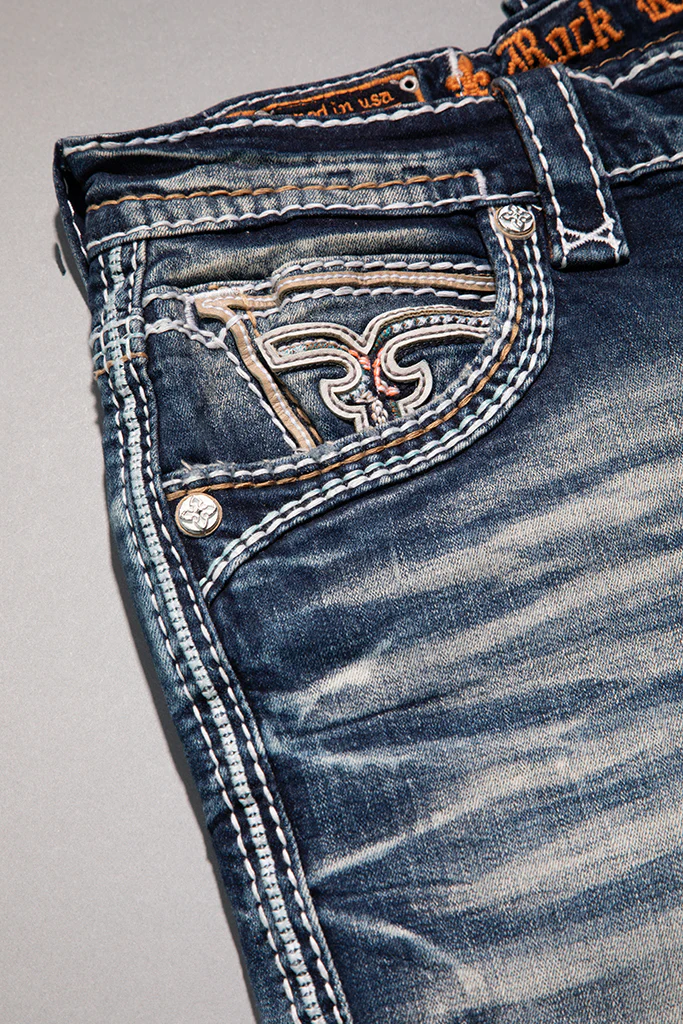 Ermias Straight Jeans in Blue - Image 9