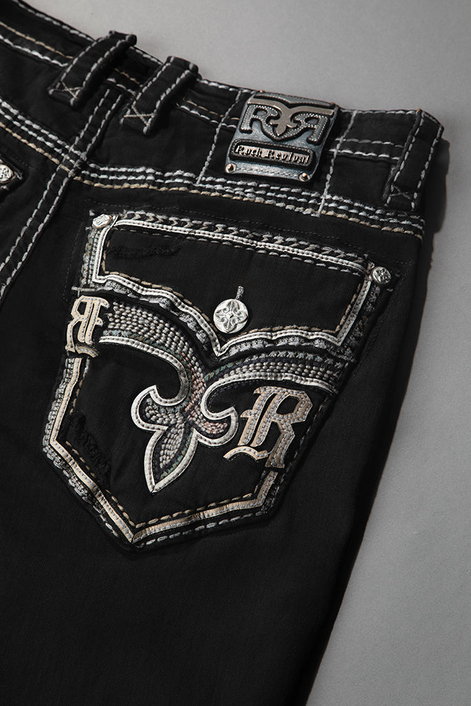 Ermias Straight Jeans In Black - Image 6