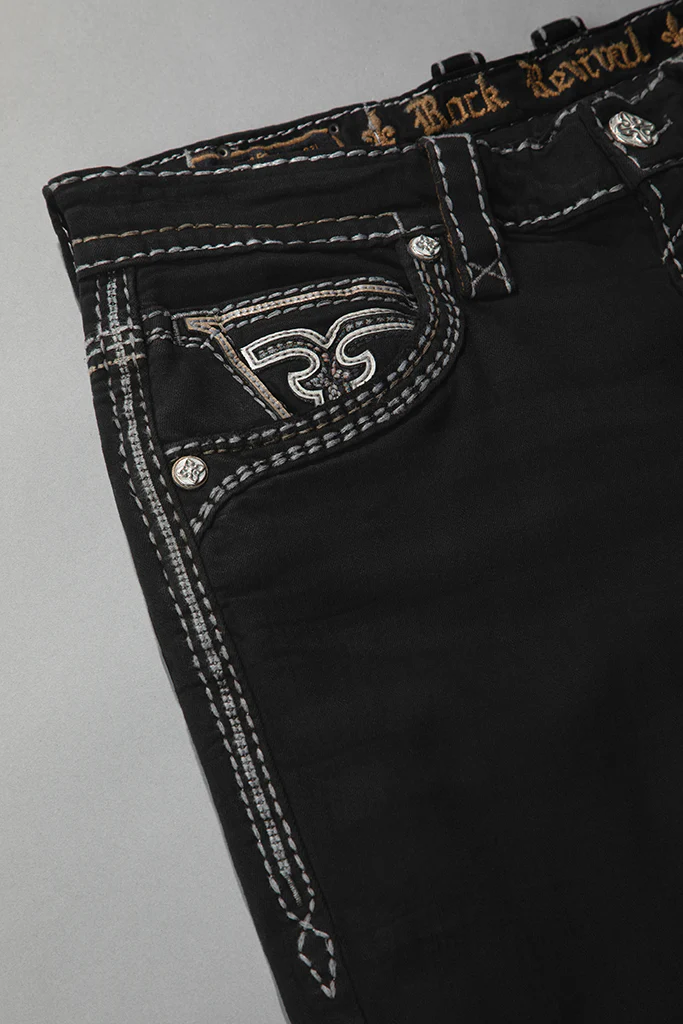 Ermias Straight Jeans In Black - Image 7