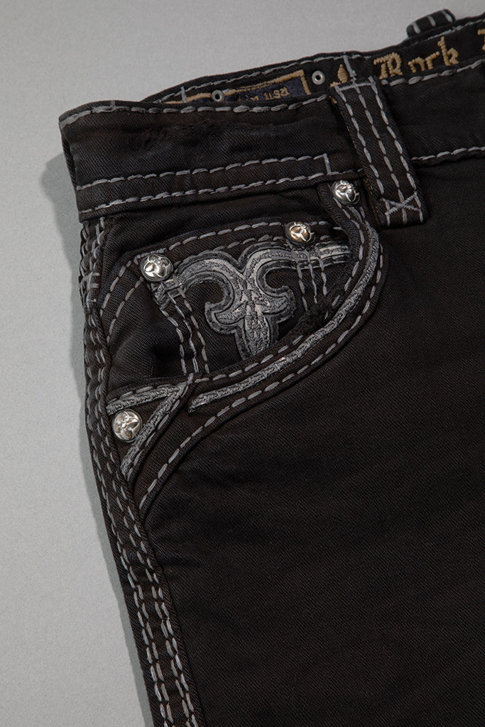 Garlyn Alt Straight Jeans in Black - Image 7