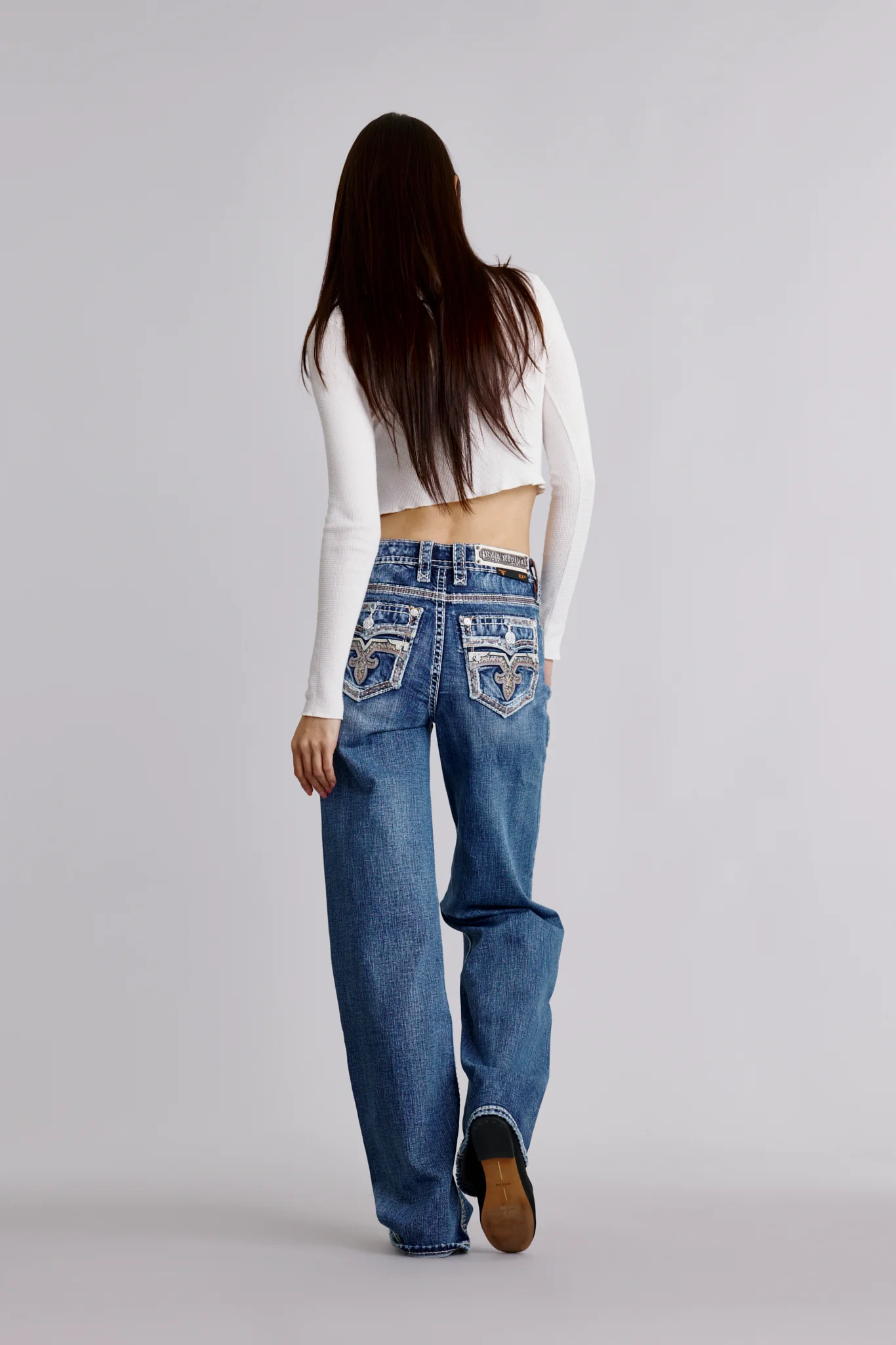 Hallie High Rise Wide Leg Jeans - Image 2