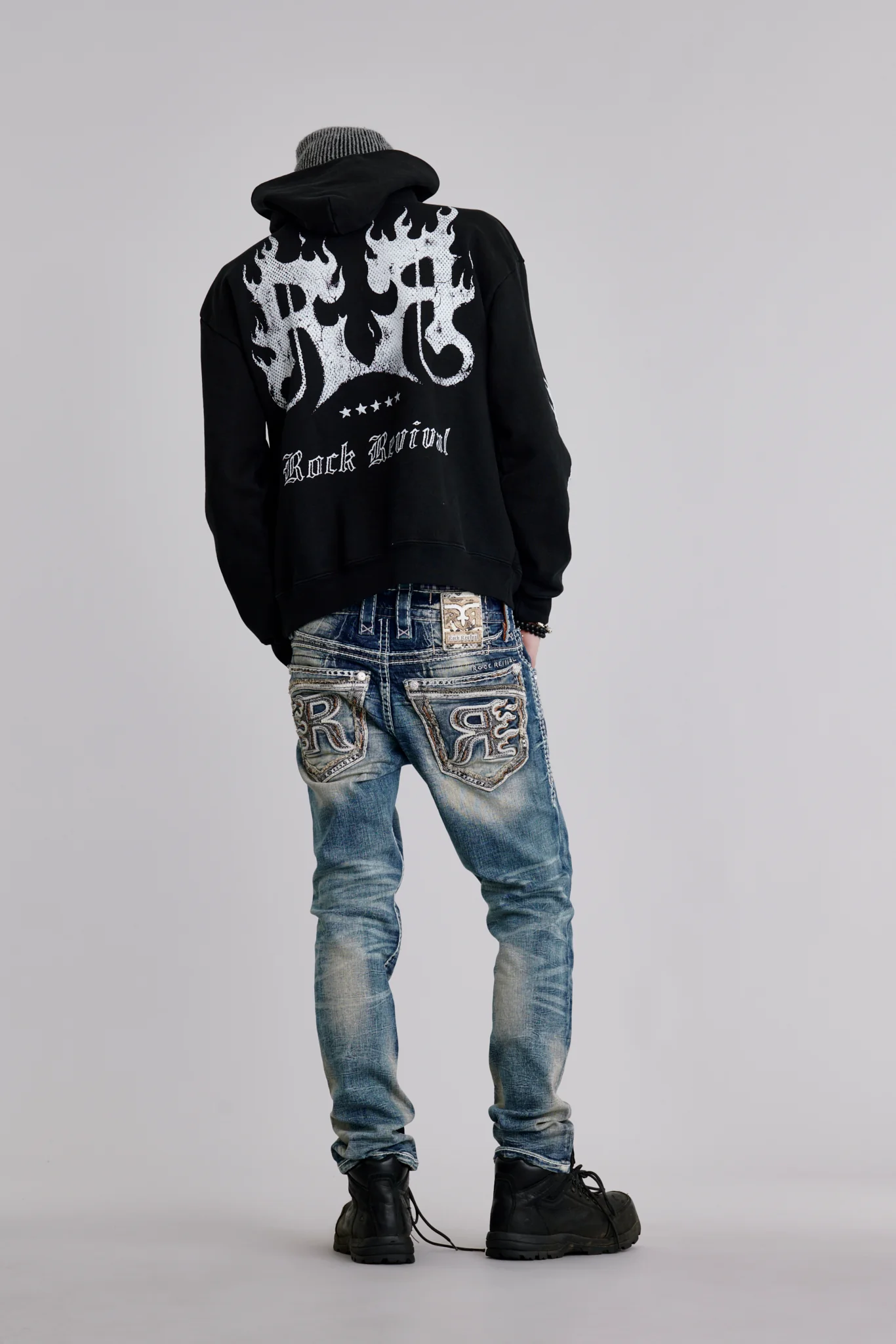 Hektor Alt Straight Jeans in Medium Blue - Image 3