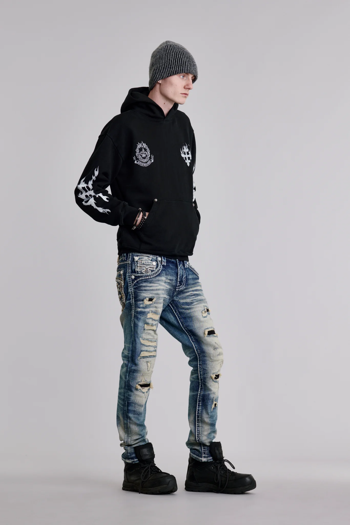 Hektor Alt Straight Jeans in Medium Blue - Image 4