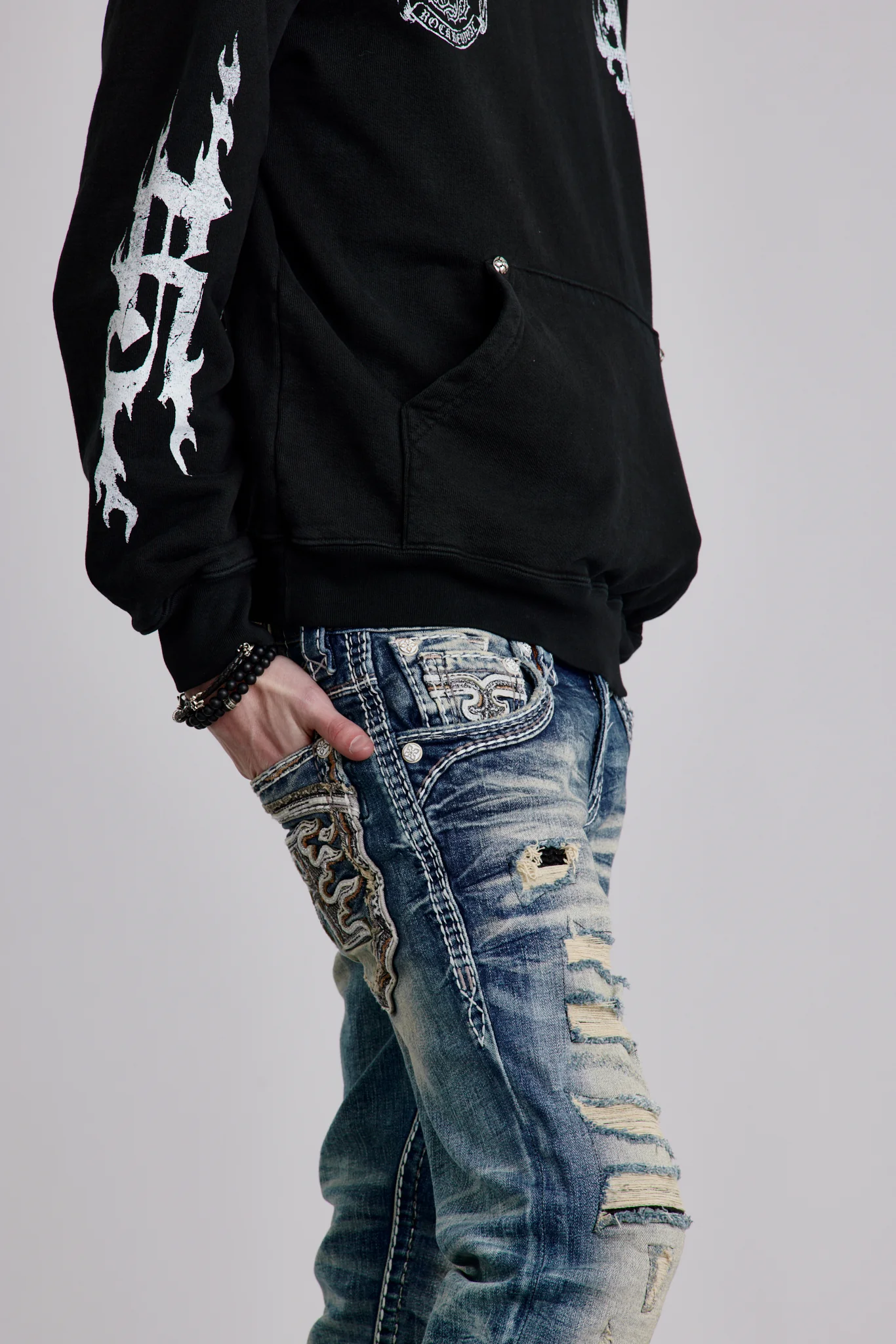 Hektor Alt Straight Jeans in Medium Blue - Image 5