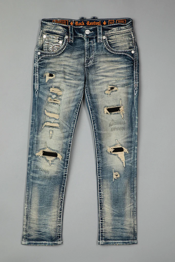 Hektor Alt Straight Jeans in Medium Blue - Image 7