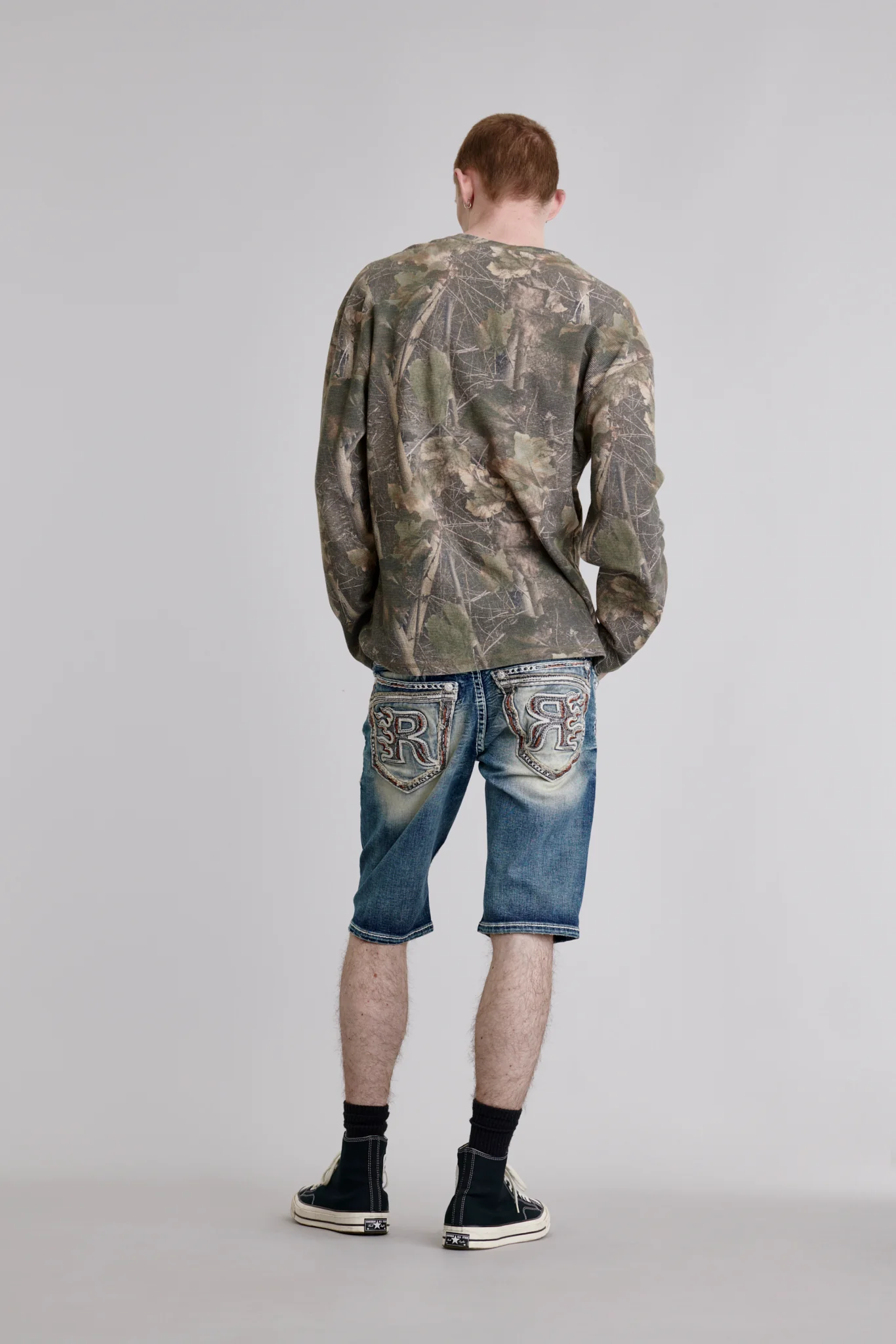 Hektor Denim Shorts in Medium Blue - Image 5